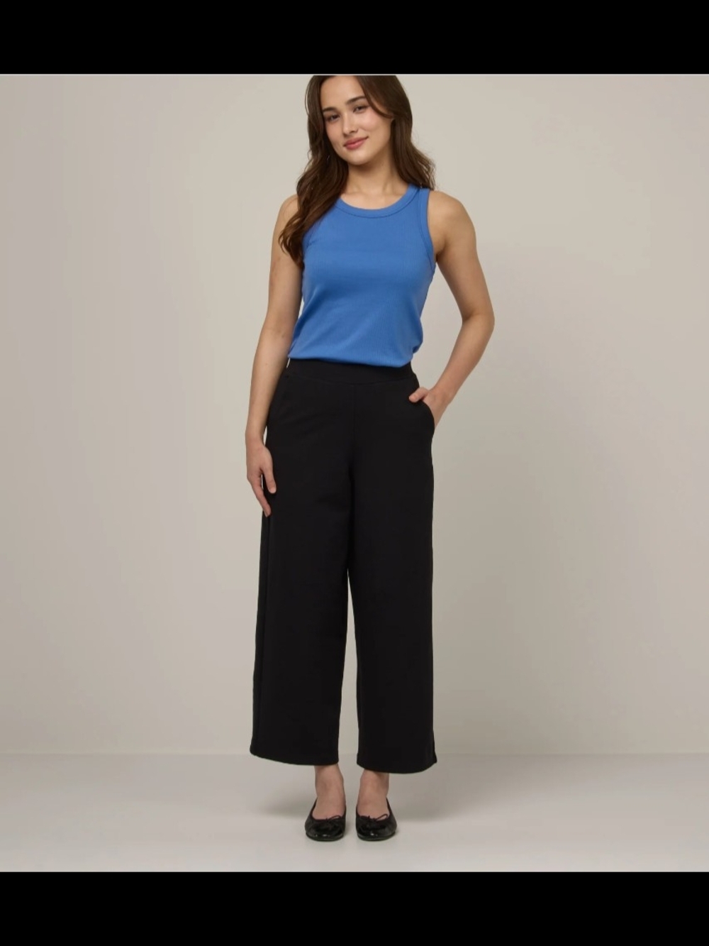 Wool& XL Black Frame Culottes